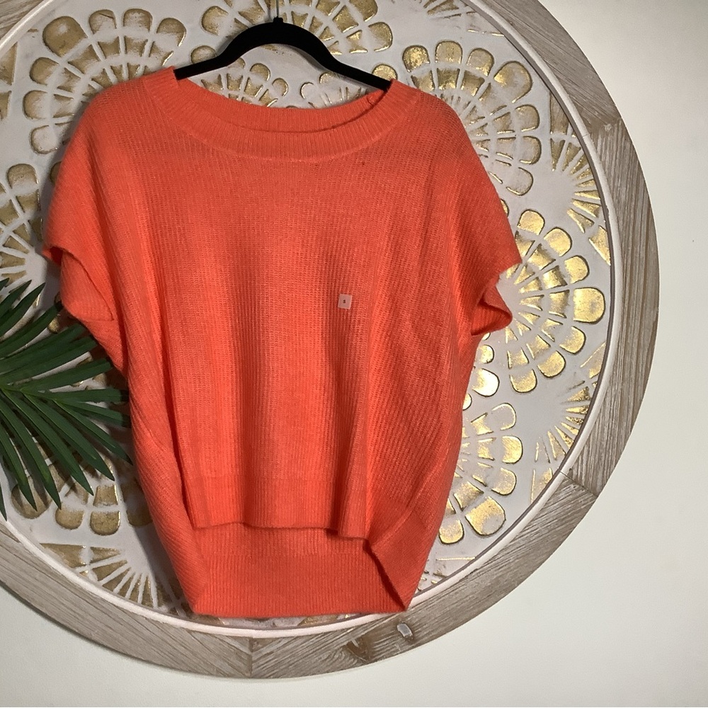 LOFT Coral Knit Top